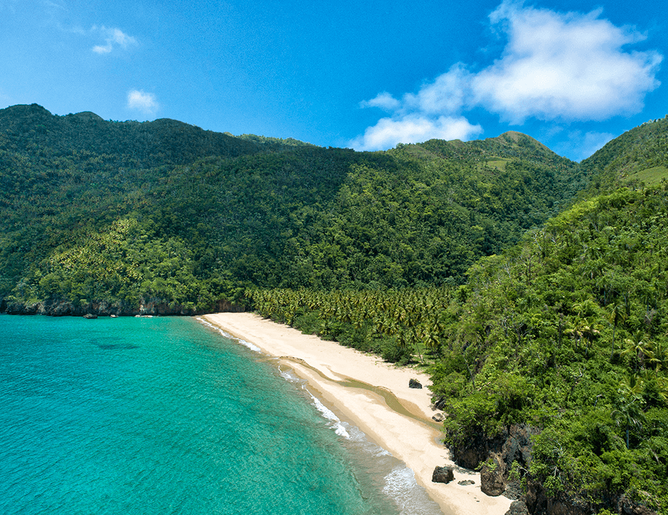 Samaná la península VERDE de la República Dominicana